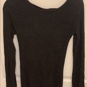 Split hem & sleeve dress